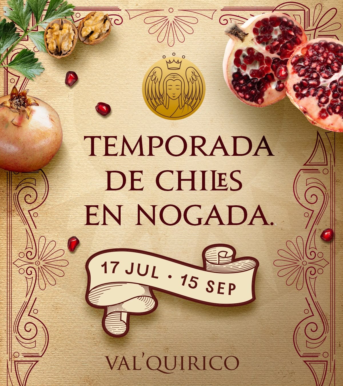 Val'Quirico inaugura la temporada de Chiles en Nogada 2026 con una celebración al sabor y la tradición mexicana